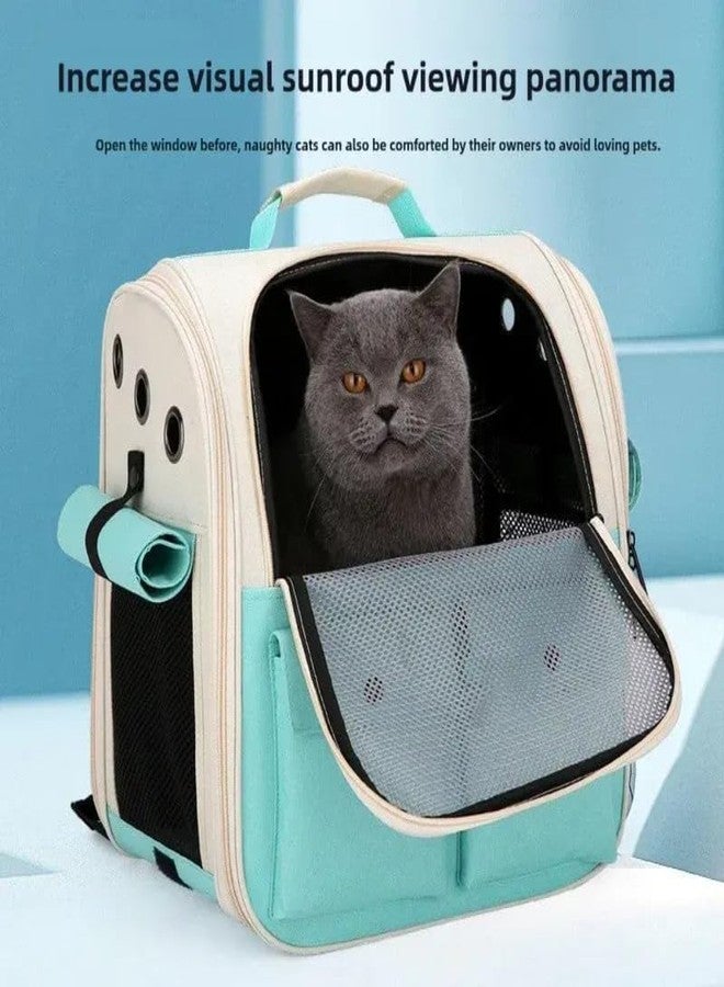 KittuPet Ventilated Cat Carrier Backpack with Mesh Sides - Image 5